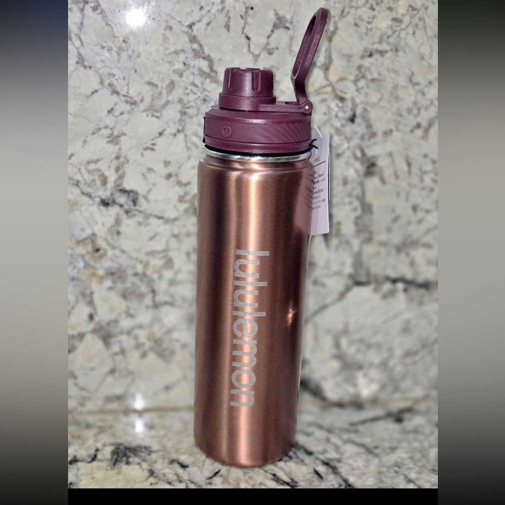 Lululemon athletica Back to Life Sport Bottle 24oz green copper fitness $48 - Picture 7 of 11